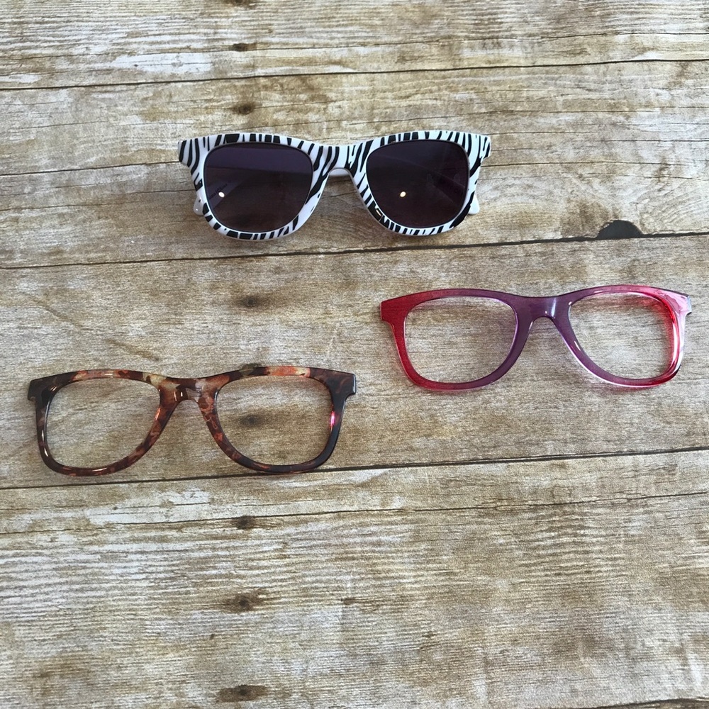 Interchangeable sunglasses are NWOT